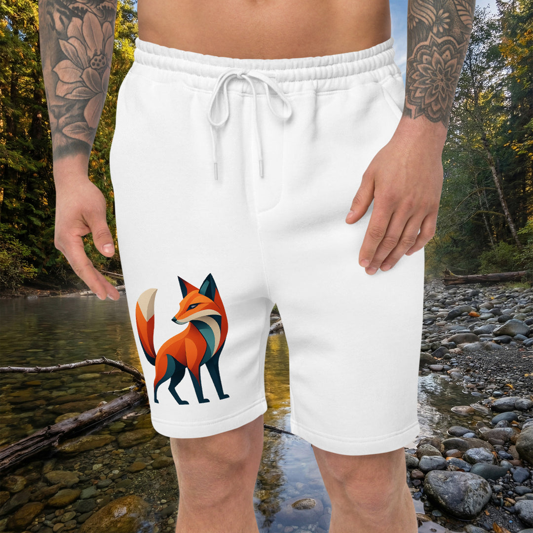 Peninsula Fox Fleece Shorts – Men’s Relaxed Lounge Shorts (Cotton-Blend, Trail-Ready)