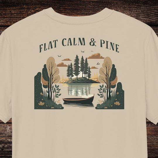 Flat Calm and Pine Organic Tee